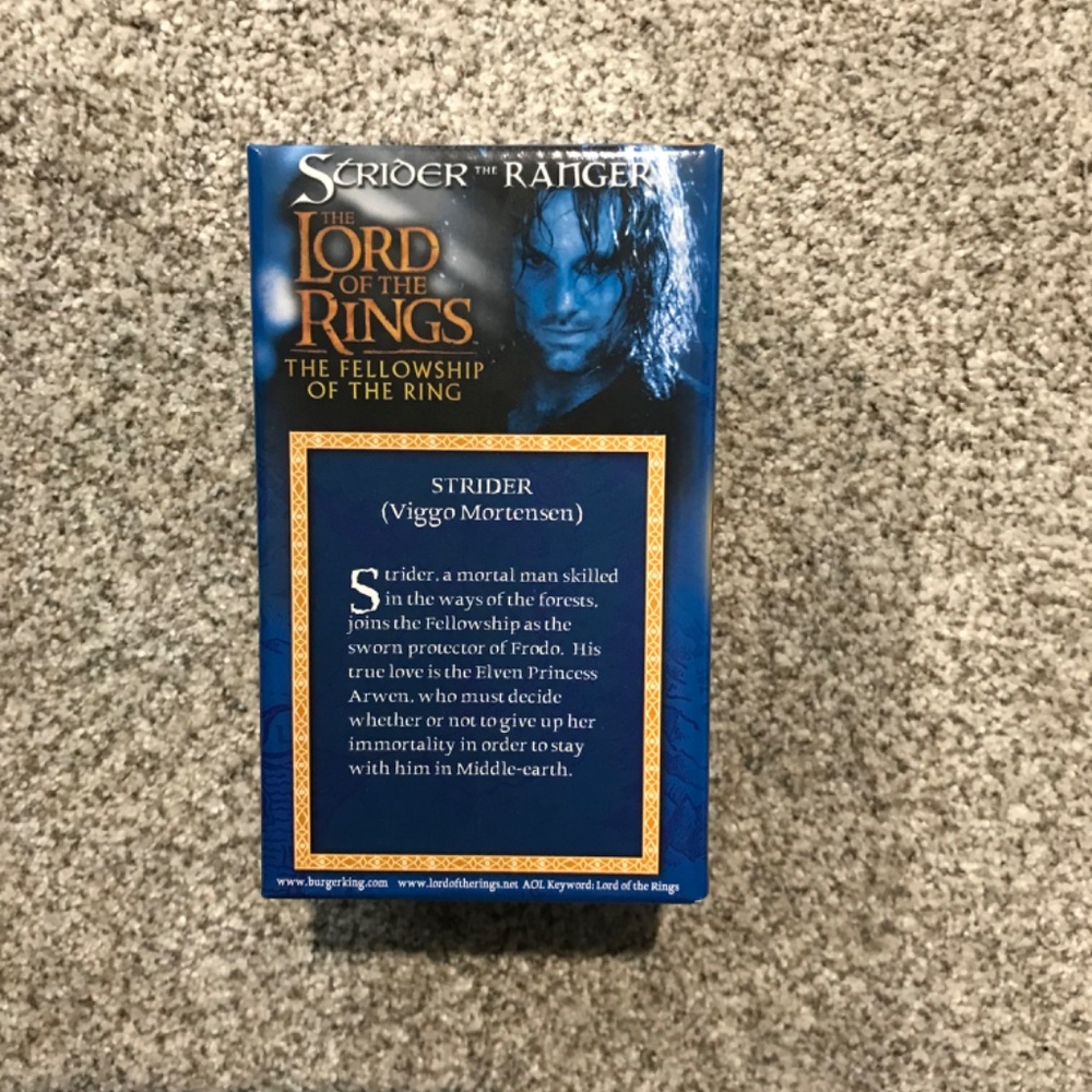 Lord of the Rings Aragorn Glass Goblet - Picture 4 of 4